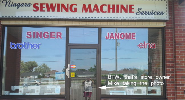 Niagara Sewing Machine Services | 7116 McLeod Rd #5, Niagara Falls, ON L2G 3H2, Canada | Phone: (905) 358-5710