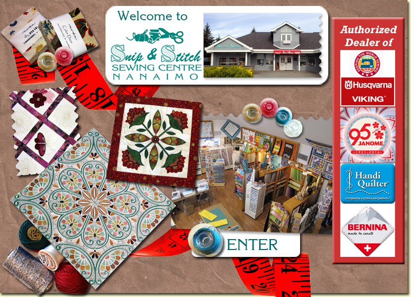 Snip & Stitch Sewing Centre Ltd | 4047 Norwell Dr #1, Nanaimo, BC V9T 1Y6, Canada | Phone: (250) 756-2176