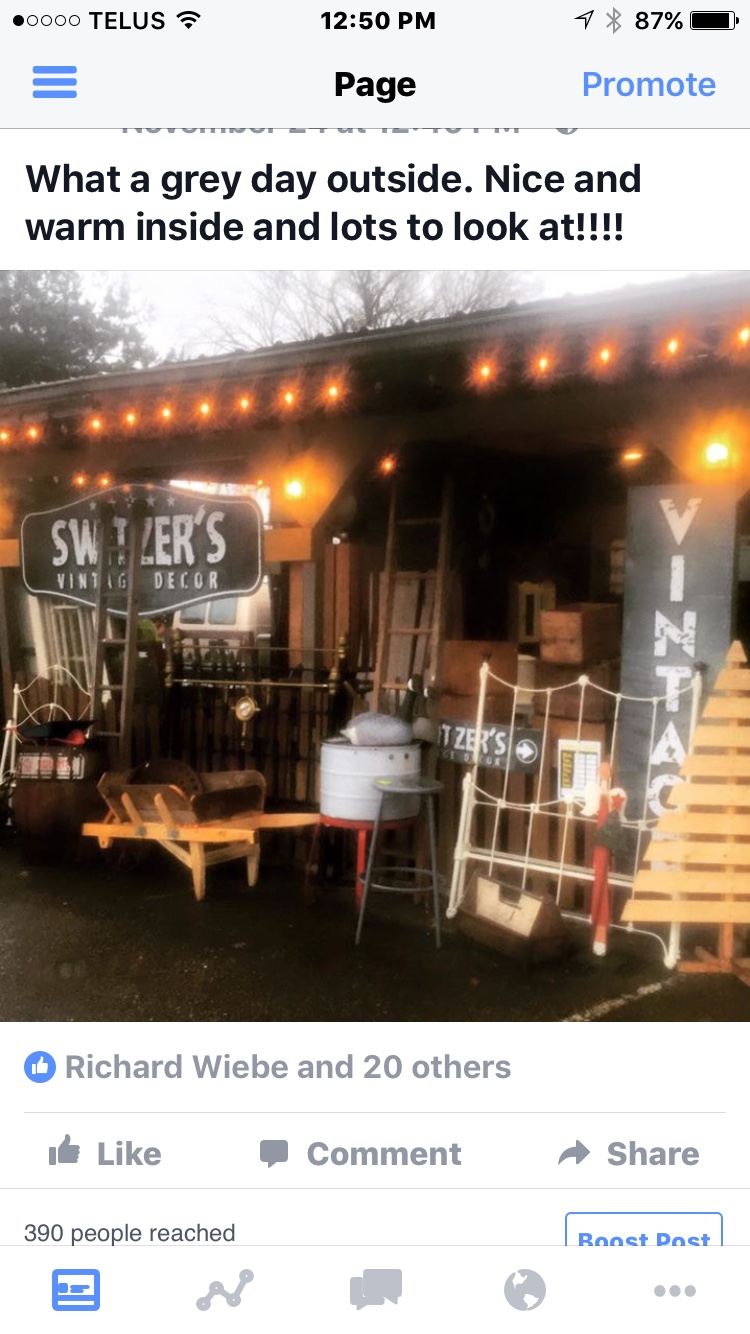 Switzers Vintage Decor | 10015 Young Rd N, Chilliwack, BC V2P 4V4, Canada | Phone: (604) 819-7578