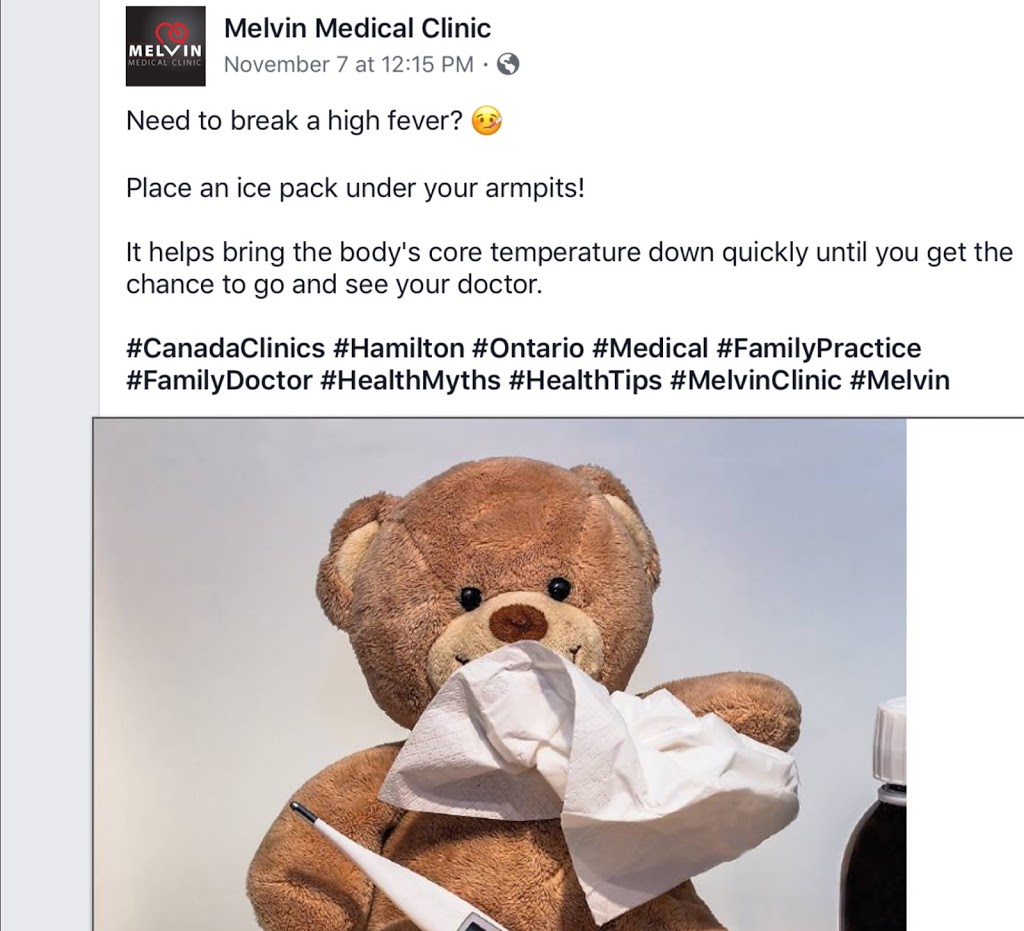 Melvin Medical Clinic | 236 Parkdale Ave N, Hamilton, ON L8H 5X5, Canada | Phone: (905) 544-1676