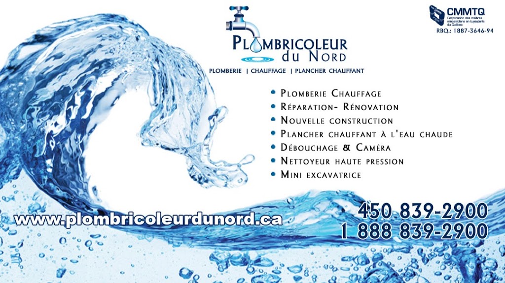 Plombricoleur du Nord | 2908 Montée Hamilton, Sainte-Julienne, QC J0K 2T0, Canada | Phone: (450) 839-2900