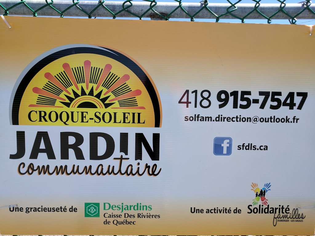 Jardin Communautaire Croque-Soleil | 1900 Boulevard Père-Lelièvre, Québec, QC G1P 2W7, Canada | Phone: (418) 915-7547