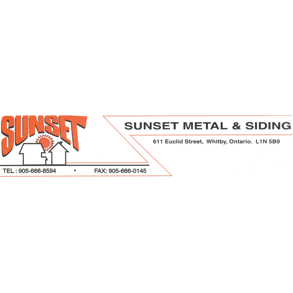 Sunset Metal & Siding | 611 Euclid St, Whitby, ON L1N 5B9, Canada | Phone: (905) 666-8594