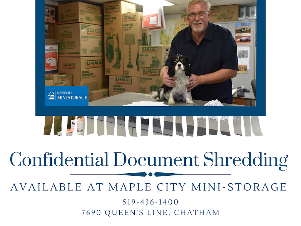Maple City Document Shredding | 7690 Queens Line, Chatham, ON N7M 5J5, Canada | Phone: (519) 436-1400