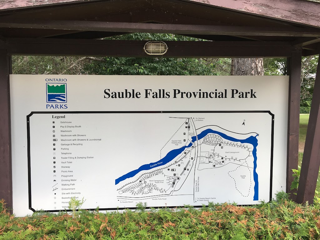 Sauble Falls Provincial Park | 1400 Sauble Falls Rd, Wiarton, ON N0H 2T0, Canada | Phone: (519) 422-1952