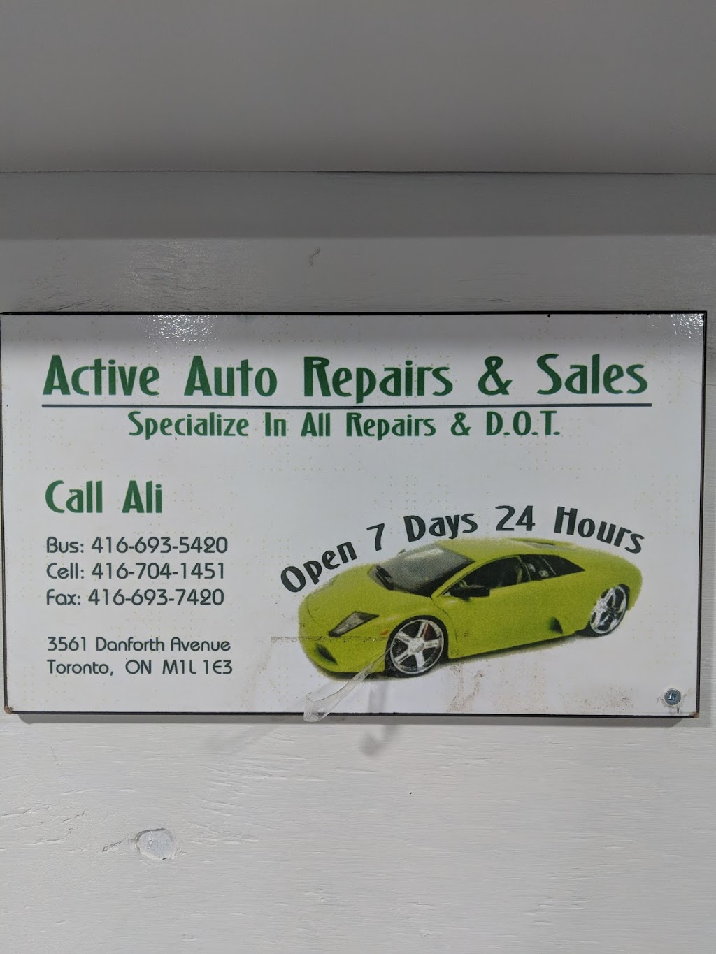 Active Auto Repairs & Sale | 3561 Danforth Ave, Scarborough, ON M1L 1E3, Canada | Phone: (416) 693-5420