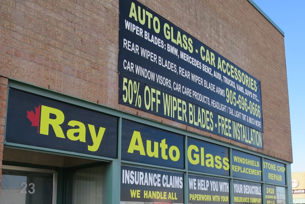 Ray Auto Glass | 2410 Lucknow Dr #23, Mississauga, ON L5S 1V1, Canada | Phone: (905) 696-0666