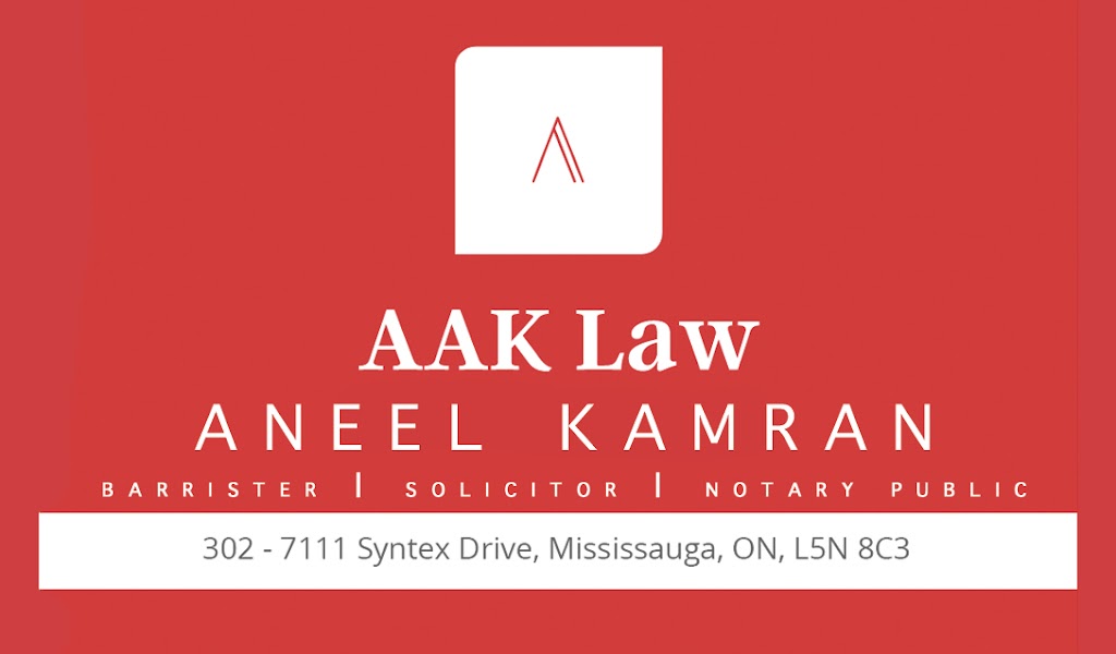 AAK LAW OFFICE | 2550 Argentia Rd #116, Mississauga, ON L5N 5R1, Canada | Phone: (647) 704-2010