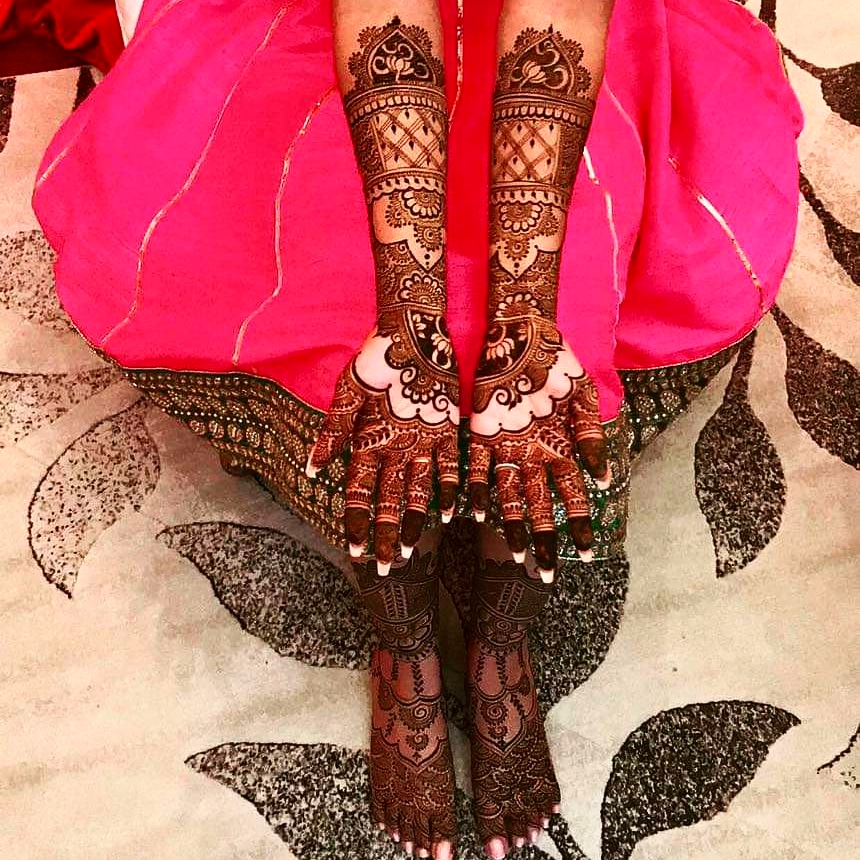 Henna By Nusrat | 34 Springwood Heights Crescent, Brampton, ON L6P 2C3, Canada | Phone: (647) 997-6786