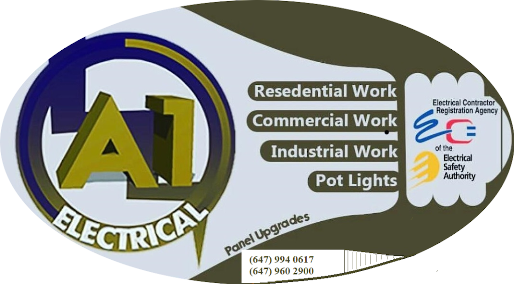 A1 Electrical Inc. | 17 Buttonwood Rd, Brampton, ON L6P 4J9, Canada | Phone: (647) 960-2900