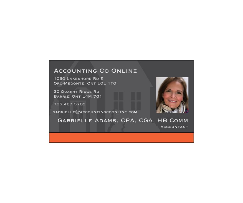 Gabrielle Adams, MBA, CPA, CGA, HB Comm | 1060 Lakeshore Rd E, Hawkestone, ON L0L 1T0, Canada | Phone: (705) 487-3705