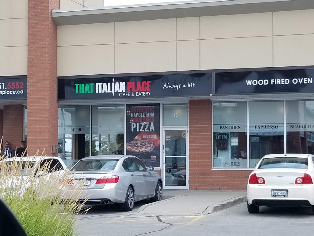 That Italian Place Wood Fired Pizzeria & Paninoteca | 470 Chrysler Dr #31-33, Brampton, ON L6S 0C1, Canada | Phone: (905) 451-5552