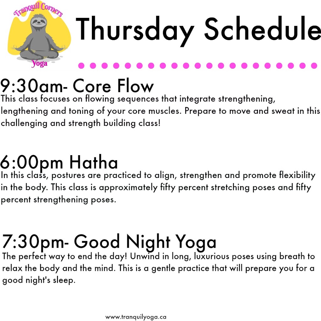 Tranquil Corners Yoga | 65 Big Bay Point Rd Unit #2, Innisfil, ON L9S 2N1, Canada | Phone: (705) 321-2545