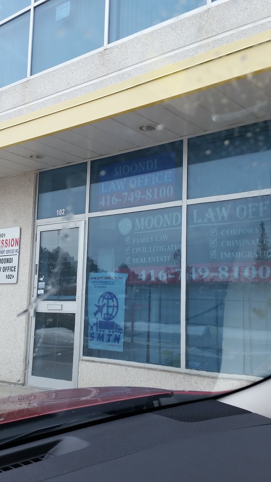 Moondi Law Office | 101 Westmore Dr, Etobicoke, ON M9V 3Y6, Canada | Phone: (416) 749-8100