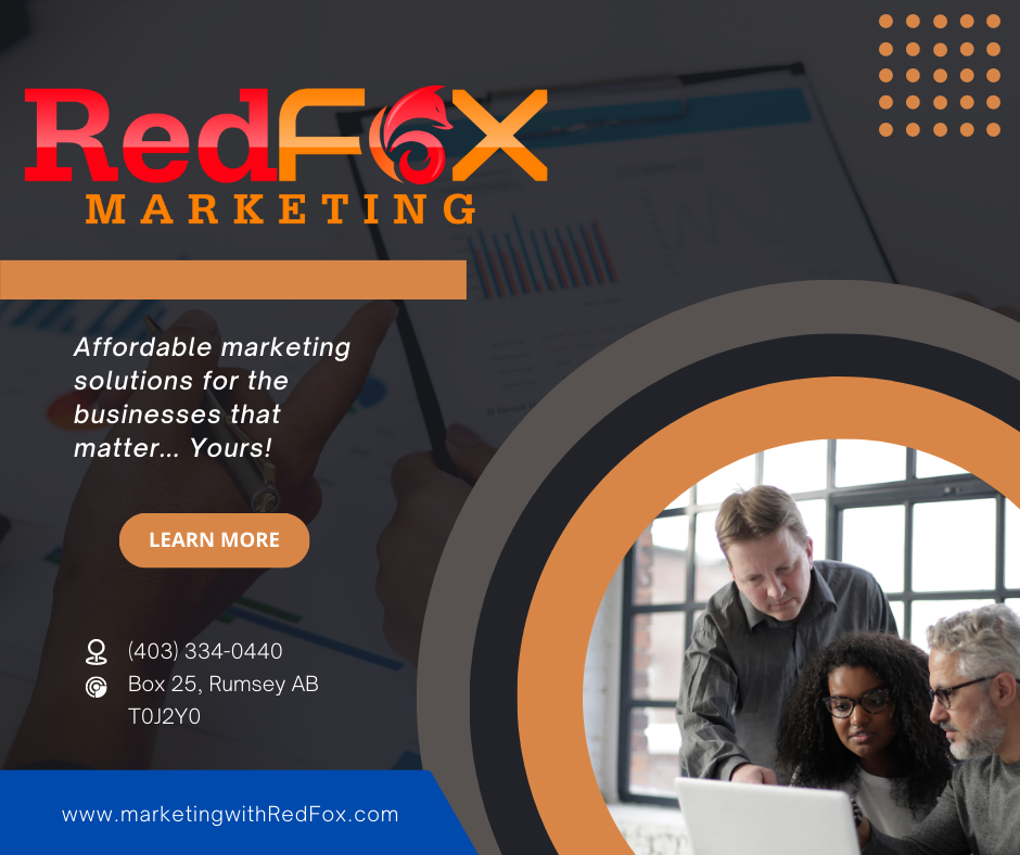 RedFox Marketing | Box 25, Rumsey, AB T0J 2Y0, Canada | Phone: (403) 334-0440