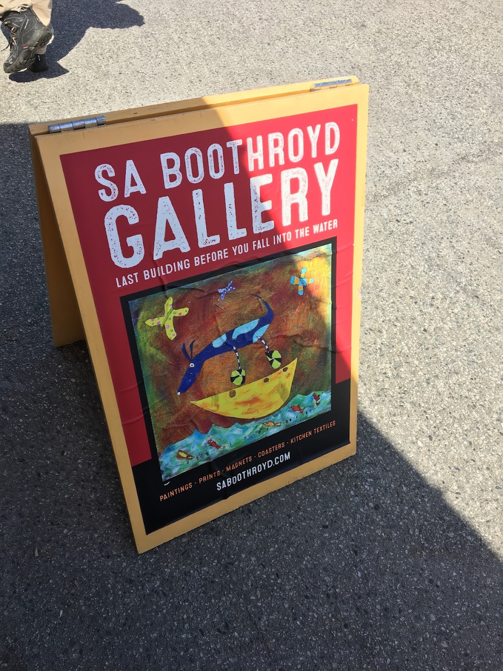 Sa Boothroyd Gallery | Government Wharf, 611 School Rd, Gibsons, BC V0N 1V8, Canada | Phone: (604) 886-7072