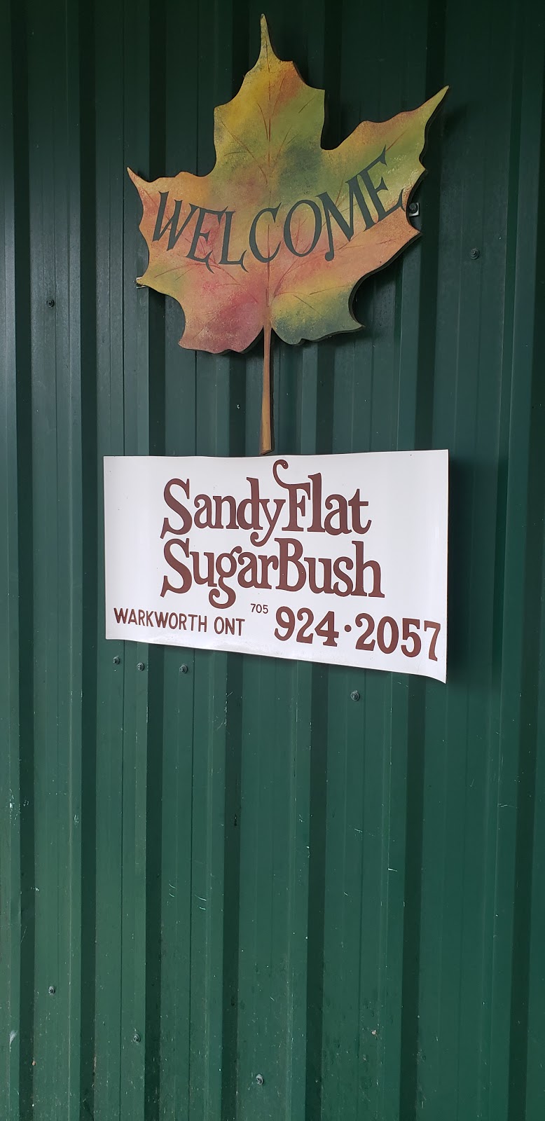 Sandy Flat Sugar Bush and Pancake House | 500 Concession Rd 3 W, Warkworth, ON K0K 3K0, Canada | Phone: (705) 924-2057