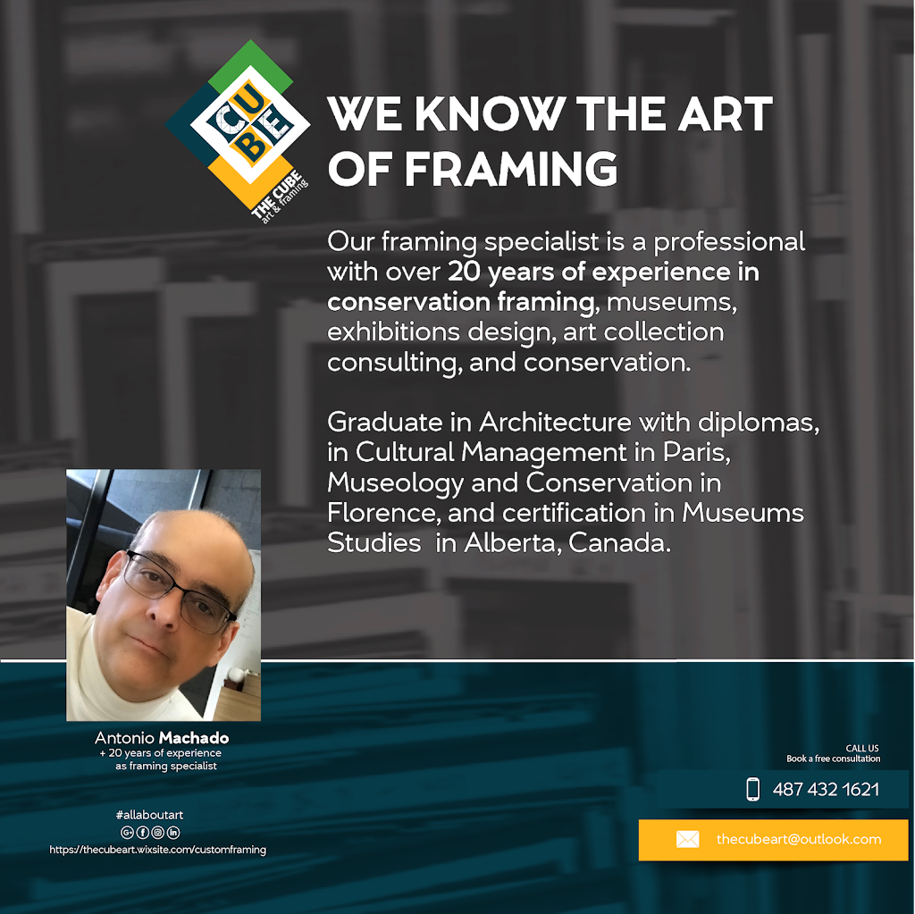 The Cube Art and framing | 28 Royal Manor NW, Calgary, AB T3G 5T7, Canada | Phone: (587) 432-1621