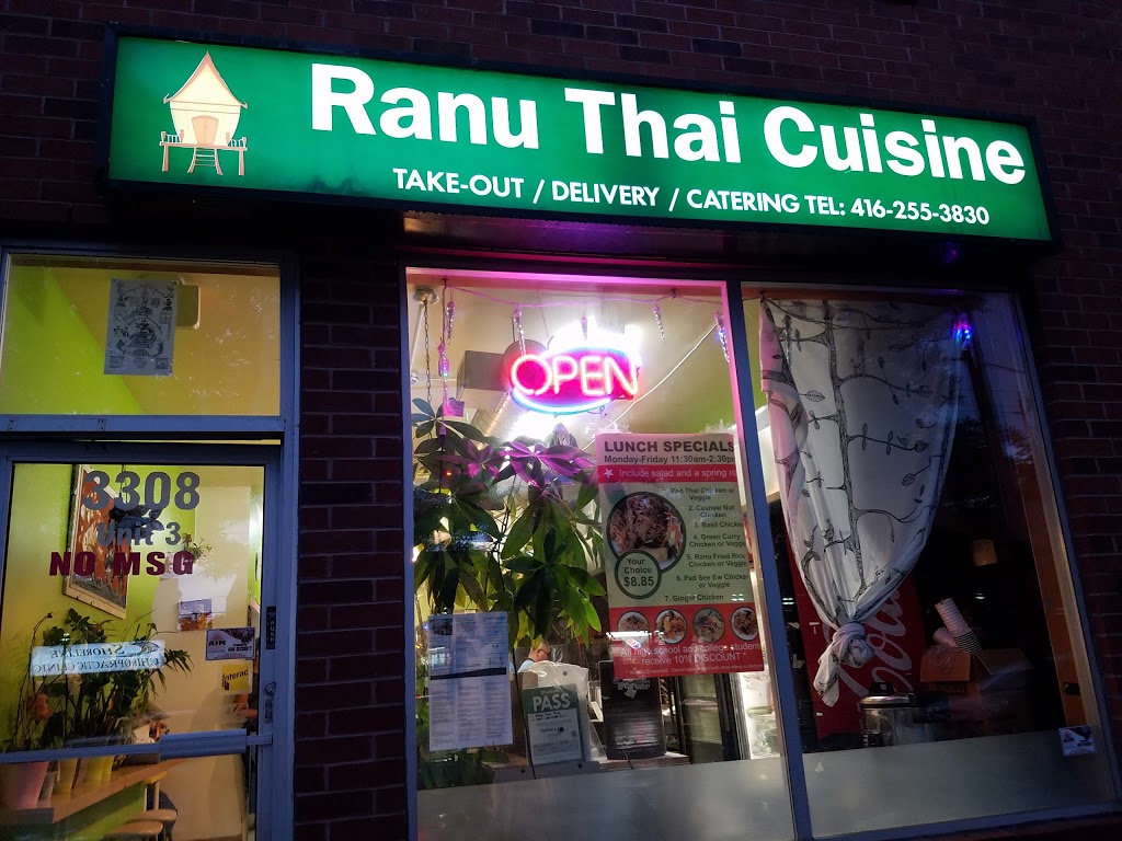 Ranu Thai Cuisine | 3308 Lake Shore Blvd W #3, Etobicoke, ON M8W 1M8, Canada | Phone: (416) 255-3830