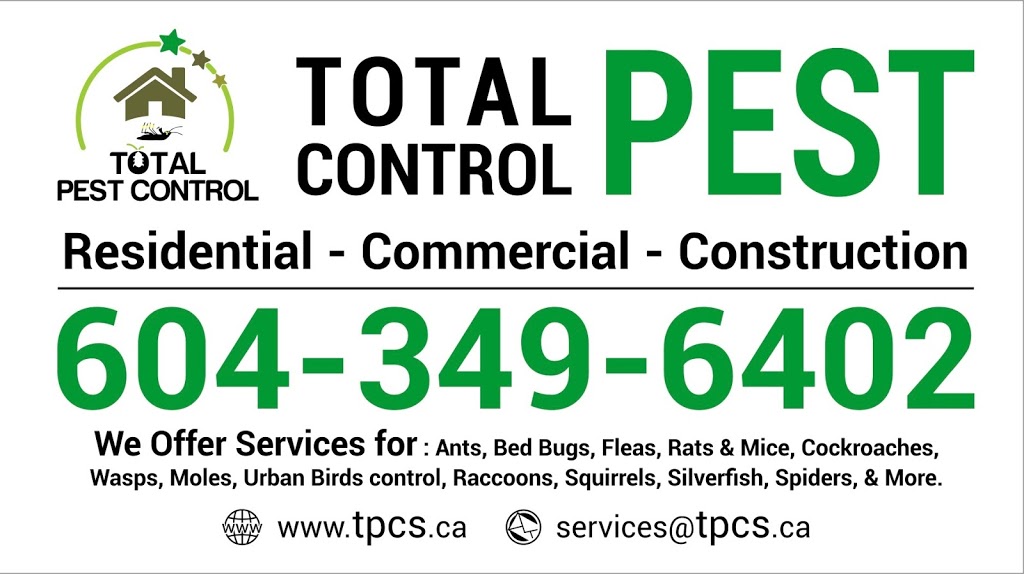 Total Pest Control - Burnabys Pest Exterminators | 106-6615 Telford Ave, Burnaby, BC V5H 2Z3, Canada | Phone: (604) 349-6402