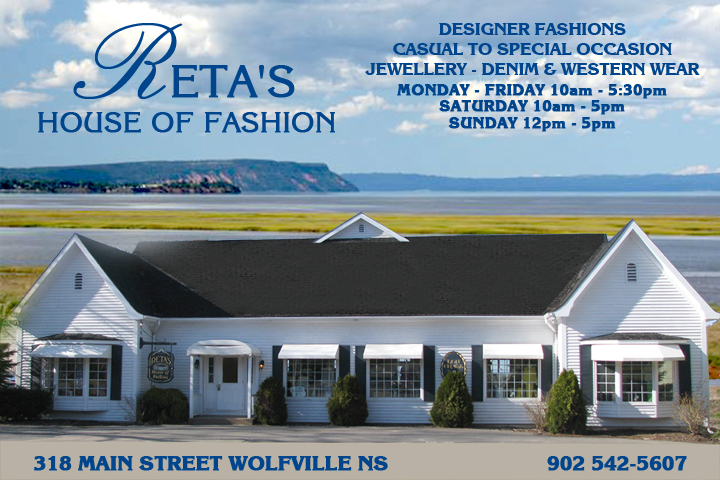 Retas House Of Fashion | 318 Main St, Wolfville, NS B4P 1C4, Canada | Phone: (902) 542-5607