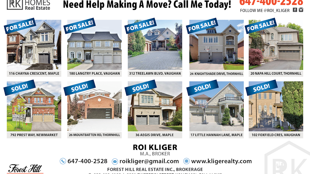 Roi Kliger | 9001 Dufferin St Unit 9, Thornhill, ON L4J 0H7, Canada | Phone: (647) 400-2528