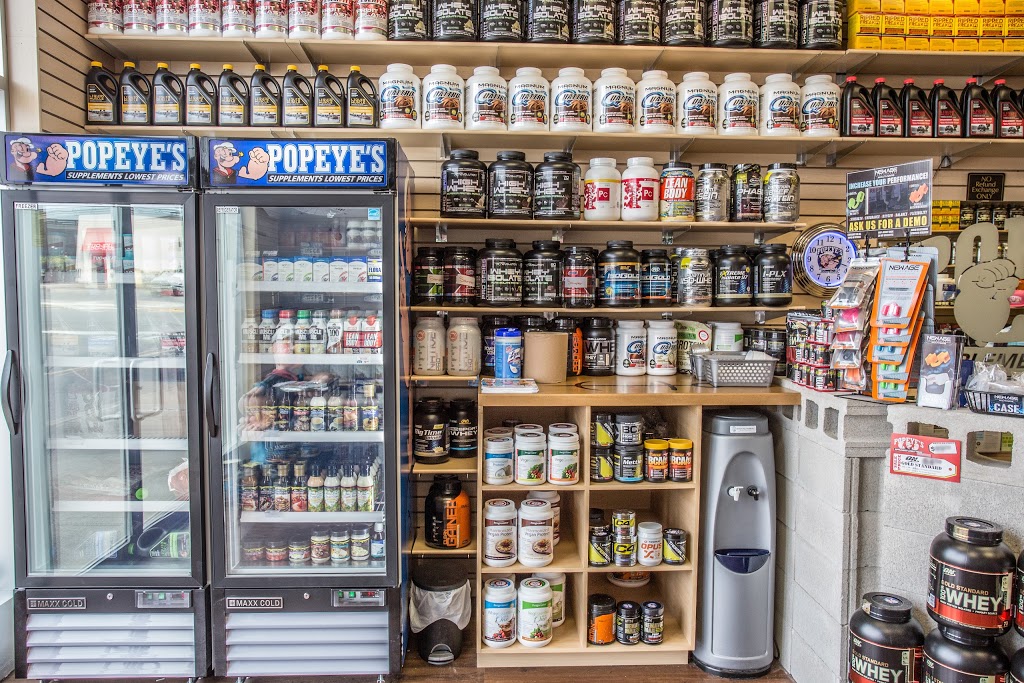 Popeyes Supplements Whitby | 4160 Baldwin St S Unit K12, Whitby, ON L1R 3H8, Canada | Phone: (905) 425-3551