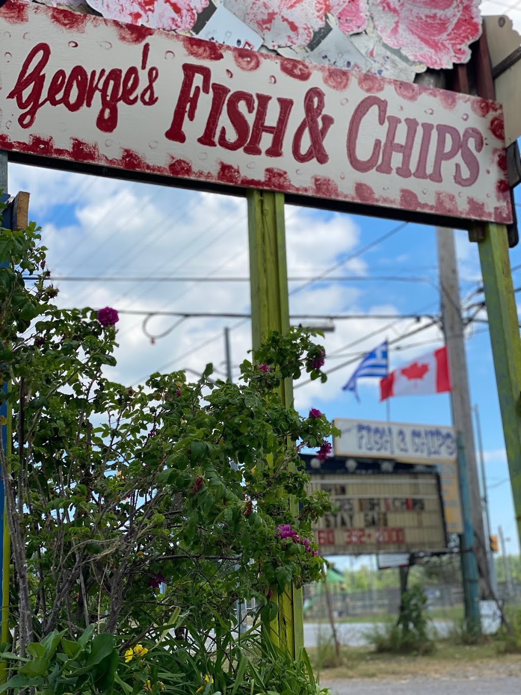 Georges Fish & Chips | 4 Old Portage Rd, Carrying Place, ON K0K 1L0, Canada | Phone: (613) 392-2000