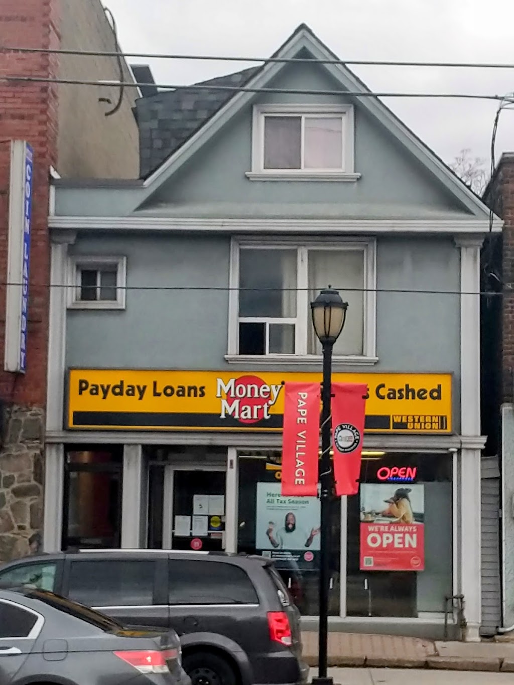 Money Mart | 1038 Pape Ave, East York, ON M4K 3W2, Canada | Phone: (416) 422-1700