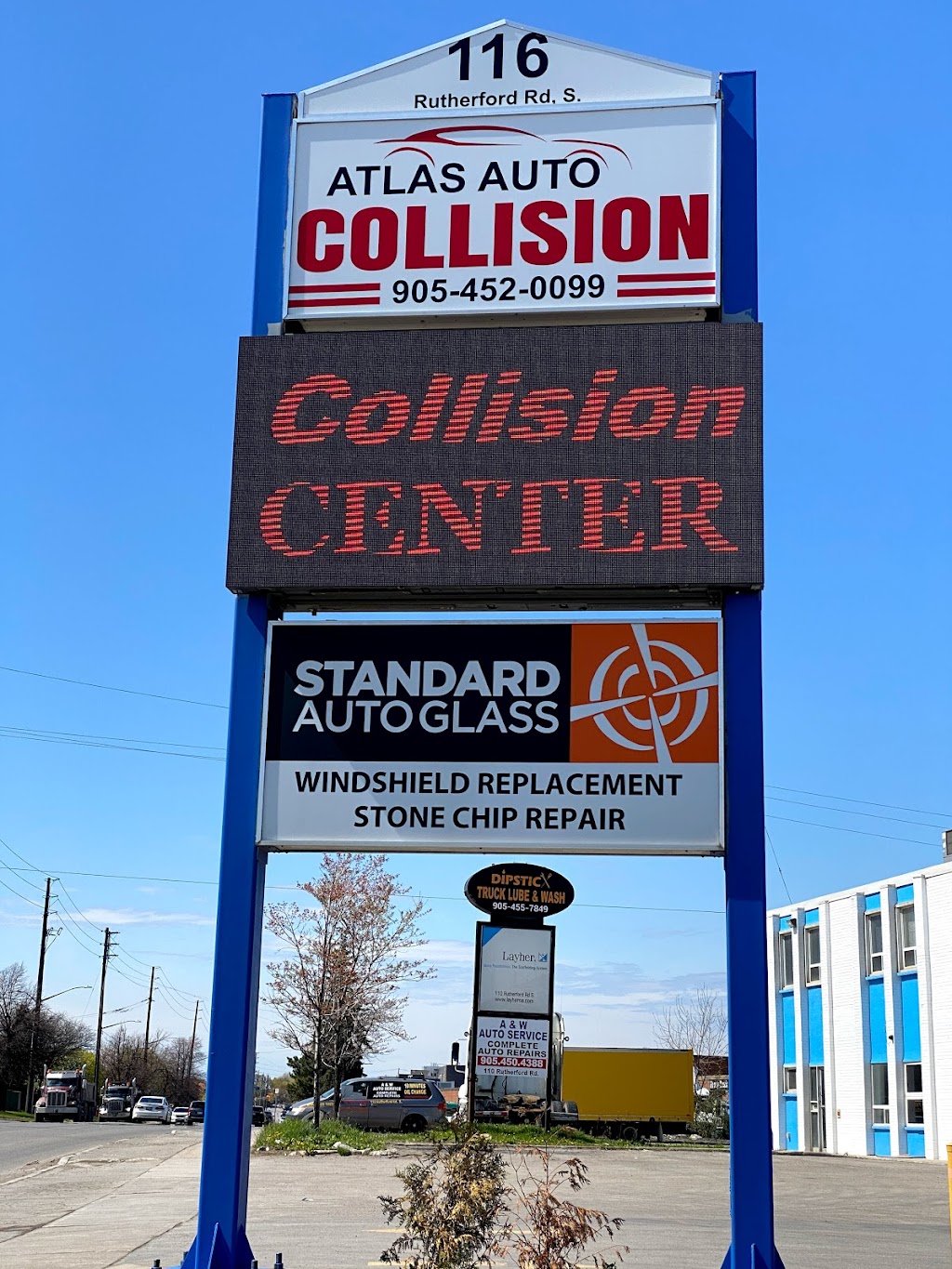 Atlas Auto Collision Center & Auto Glass | 116 Rutherford Rd S, Brampton, ON L6W 3J5, Canada | Phone: (905) 452-0099