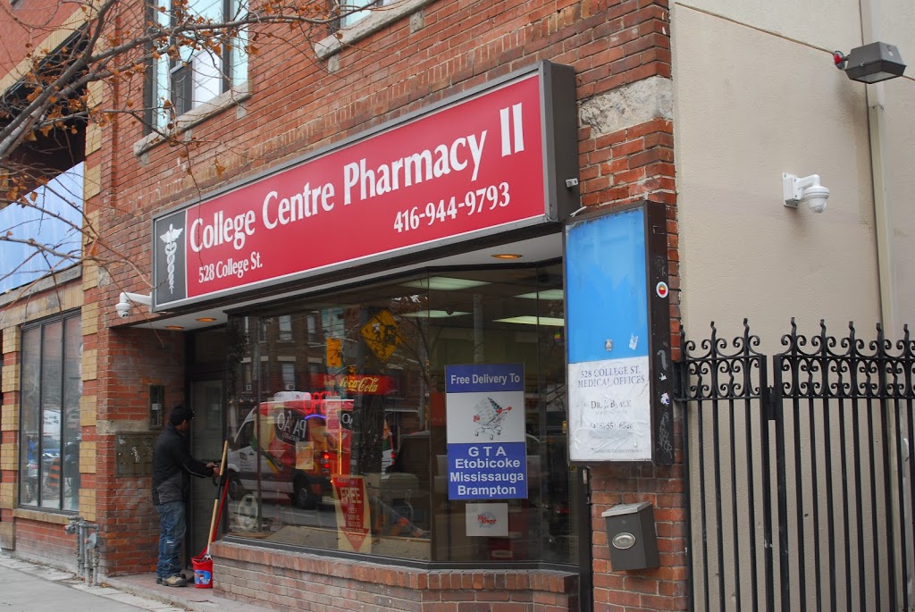 College Centre Pharmacy II | 528 College St, Toronto, ON M6G 1A6, Canada | Phone: (416) 944-9793