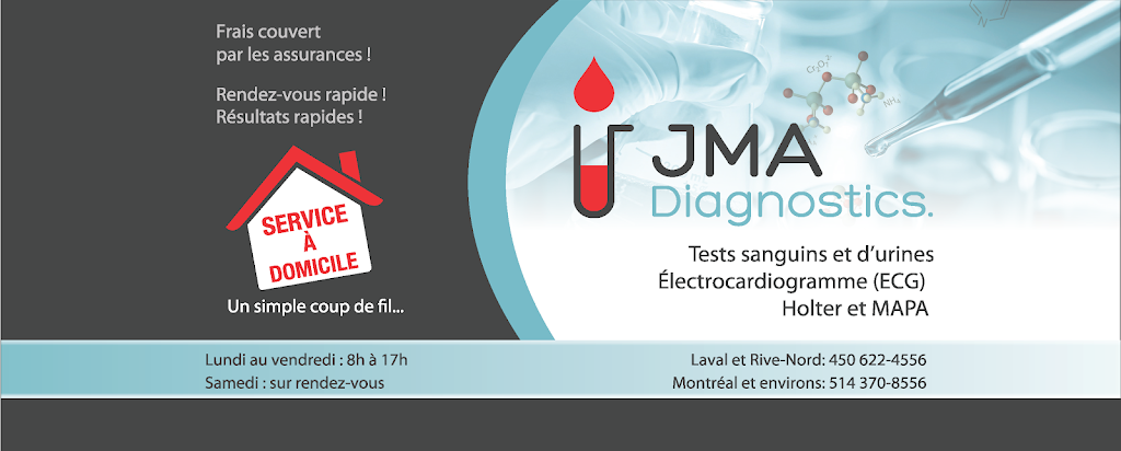 Jma Diagnostics | 1110 Boulevard Vanier, Laval, QC H7C 2R8, Canada | Phone: (450) 622-4556