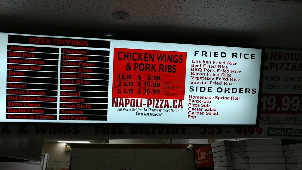 Napoli Pizza | 5291 Lakeshore Rd, Burlington, ON L7L 1C7, Canada | Phone: (905) 333-9199