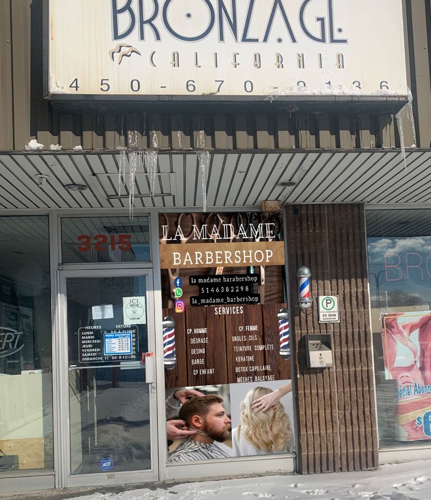 La madame barbershop | 3215 Chem. de Chambly, Longueuil, QC J4L 1N3, Canada | Phone: (514) 638-2298