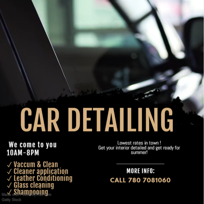 The Detailer (Mobile Interior cleaning ) | 2004 Grantham Ct NW, Edmonton, AB T5T 2P5, Canada | Phone: (780) 708-1060