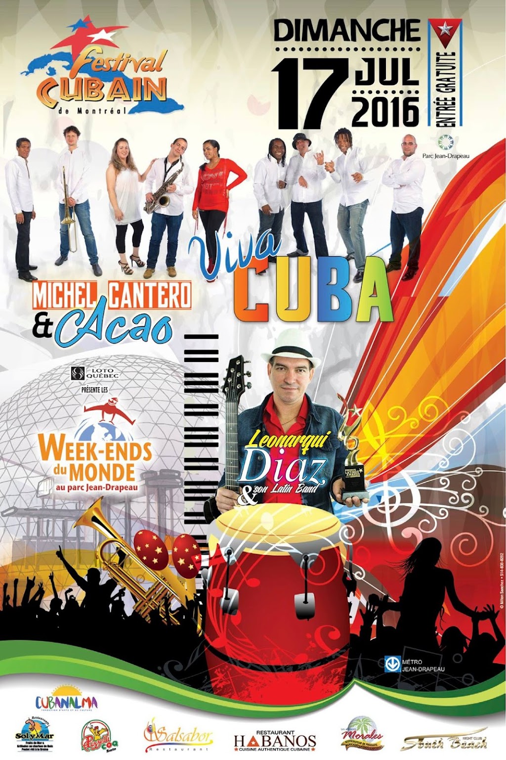 Festival Cubano Montreal C.I.D | 11000 Sherbrooke St E suit c 15, Montréal-Est, QC H1B 5W1, Canada | Phone: (514) 640-8482