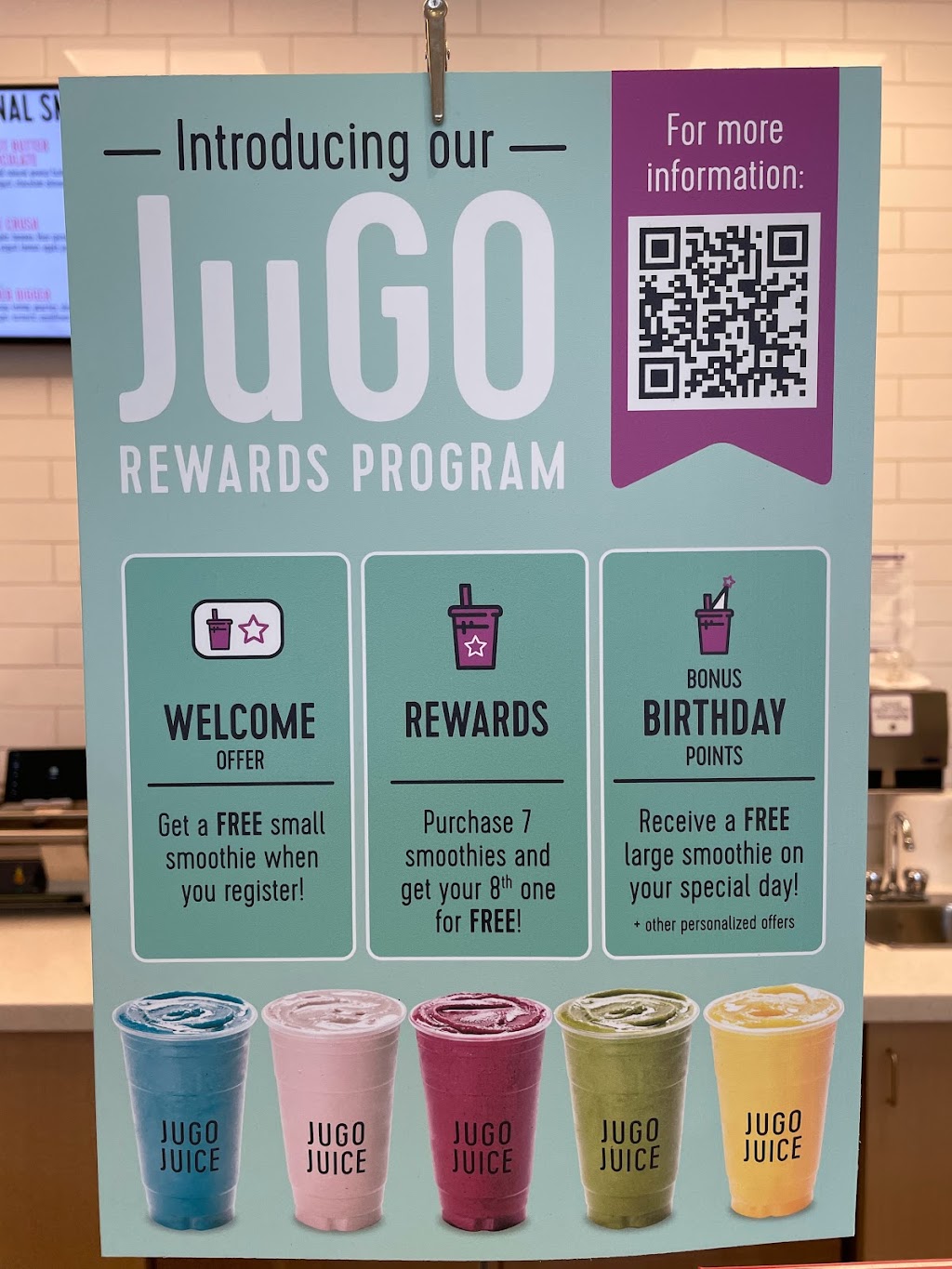 Jugo Juice | 74 Sage Hill Plaza NW #120, Calgary, AB T3R 0S4, Canada | Phone: (403) 274-0687