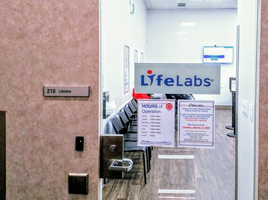 LifeLabs Medical Laboratory Services | 4250 Kingsway Suite 210, Burnaby, BC V5H 4T7, Canada | Phone: (604) 431-7206