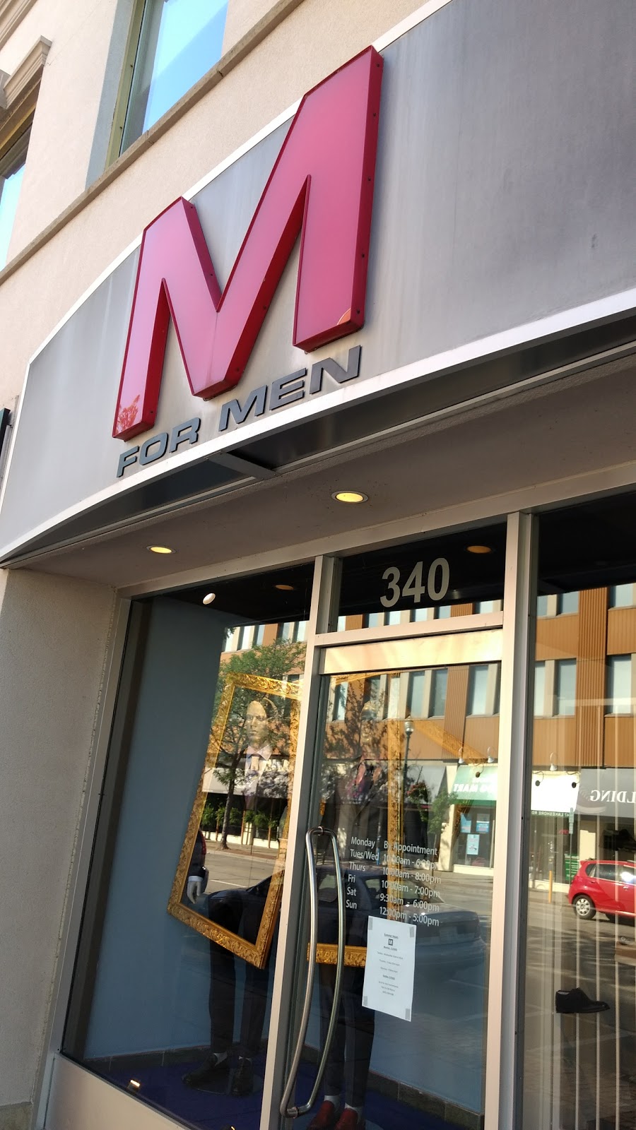 M for Men | 340 Lakeshore Rd E, Oakville, ON L6J 1J6, Canada | Phone: (905) 338-0388