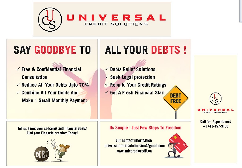 Universal Credit Solutions Inc | Nxt To Mcdonalds, 1911 Finch Ave W, North York, ON M3N 2V2, Canada | Phone: (416) 457-3158