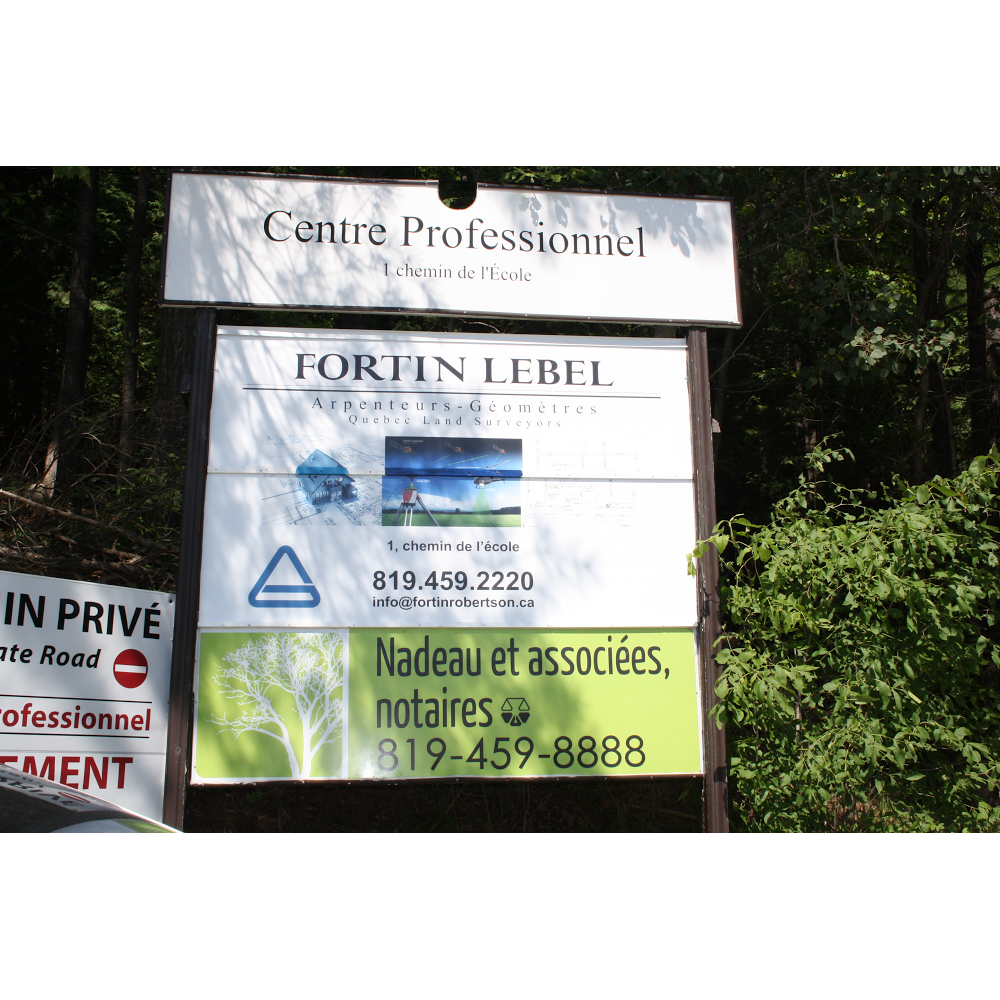 Fortin Lebel, arpenteurs-géomètres | 1 Chem. de lÉcole, Wakefield, QC J0X 3G0, Canada | Phone: (819) 459-2220