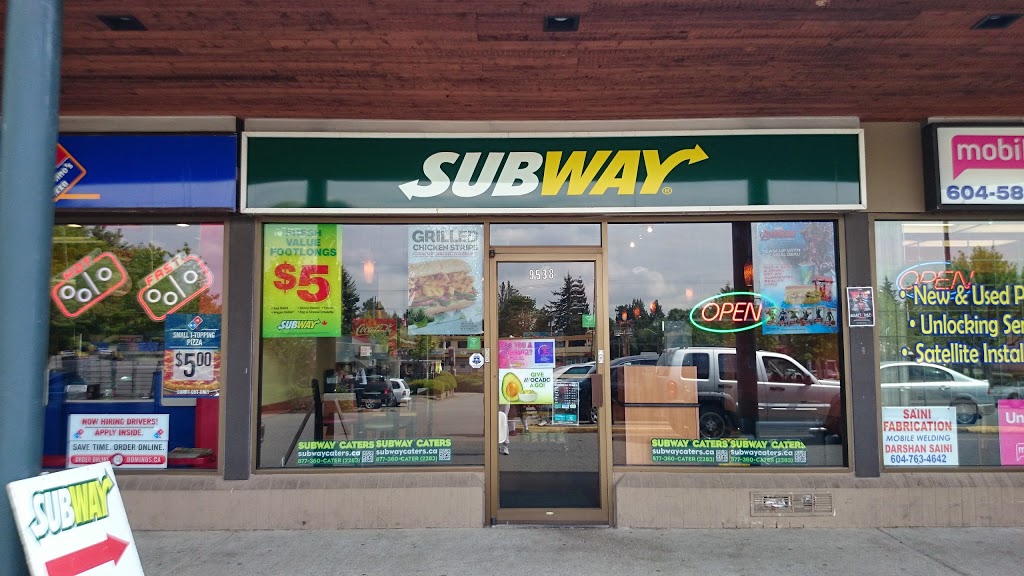 Subway | 9538 120 St, Surrey, BC V3V 4C1, Canada | Phone: (604) 588-7824