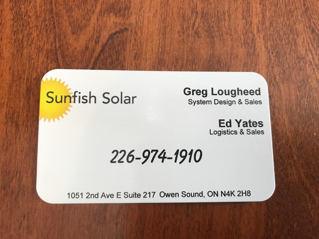 Sunfish Solar Inc. | 318472, Grey Rd 1, Owen Sound, ON N4K 5N4, Canada | Phone: (519) 372-8690