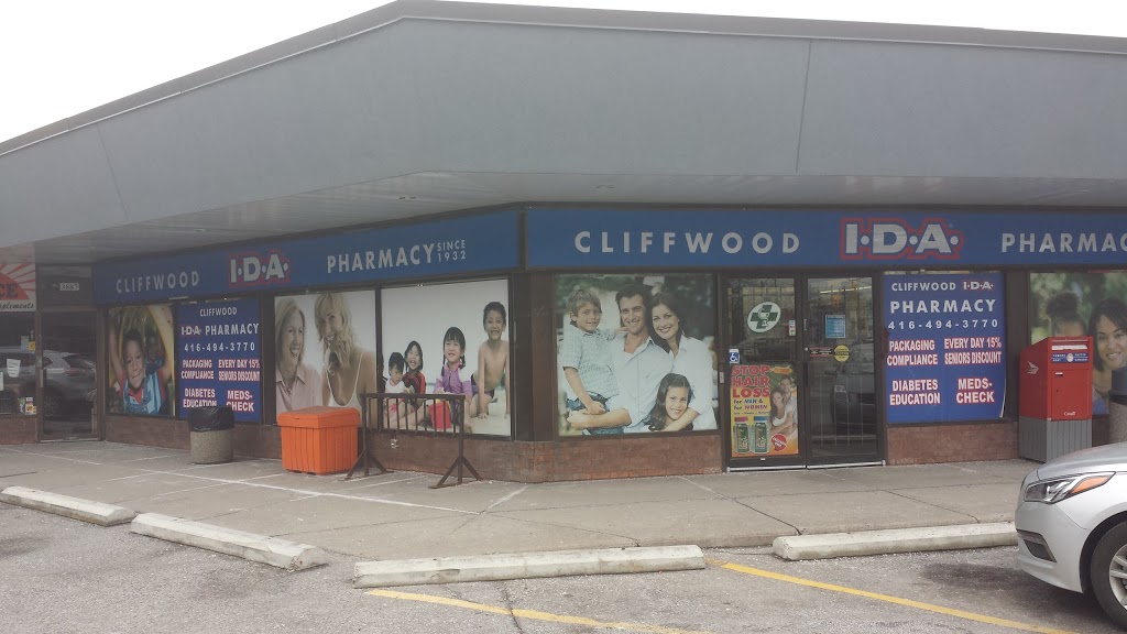 Cliffwood I.D.A. Pharmacy | 3885 Don Mills Rd, North York, ON M2H 2S7, Canada | Phone: (416) 494-3770