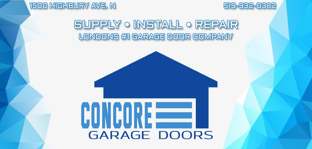 Concore Garage Doors | 1500 Highbury Ave N, London, ON N5Y 5N7, Canada | Phone: (519) 932-0382