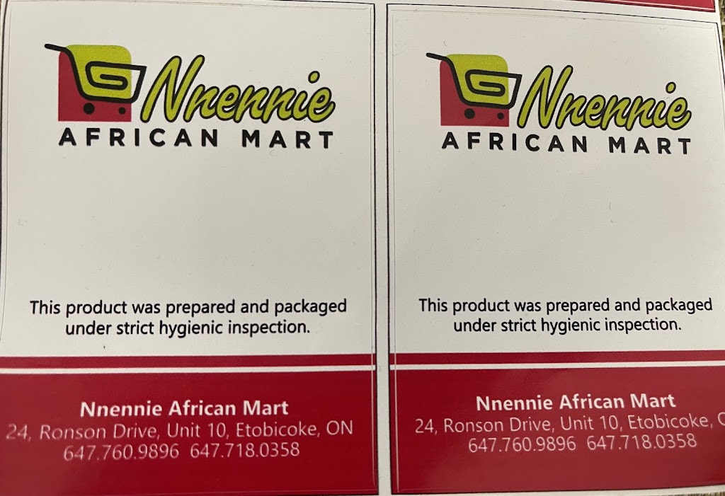 NNENIE AFRICAN CARRIBEAN MART LTD | 24 Ronson Dr #8, Etobicoke, ON M9W 1B4, Canada | Phone: (647) 760-9896