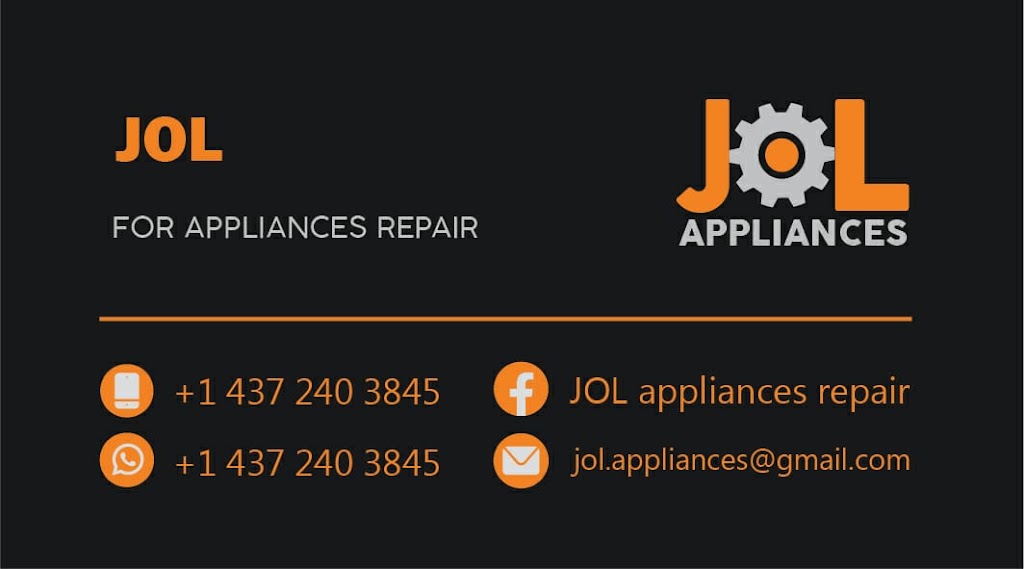 JOL Appliances Repair inc. | 60 Foothills Ln, Hamilton, ON L8E 0K1, Canada | Phone: (437) 240-3845