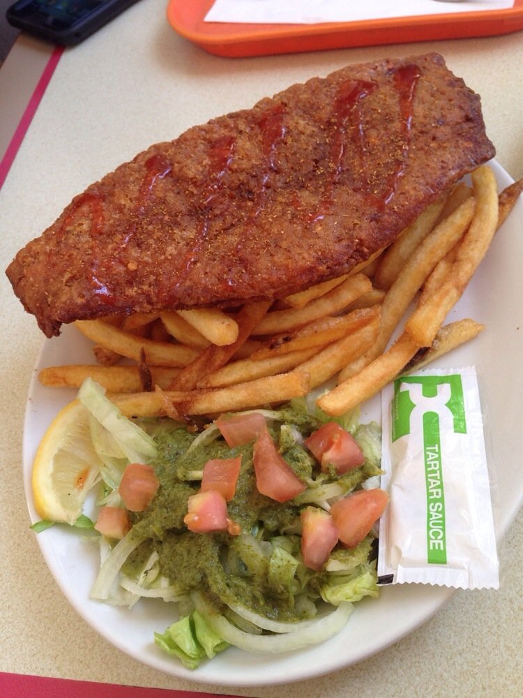 Traditional Fish & Chips (Divine Foods) | 17 Queen St N, Mississauga, ON L5N 1A4, Canada | Phone: (905) 814-9024