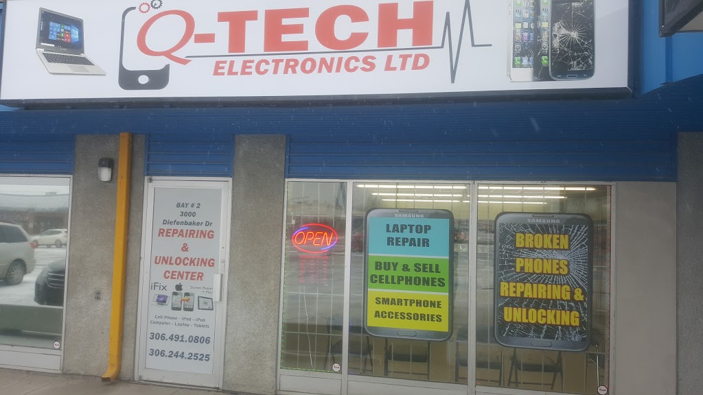 Q-Tech Electronics Ltd. | 3000 Diefenbaker Dr unit no 2, Saskatoon, SK S7L 7K2, Canada | Phone: (306) 244-2525