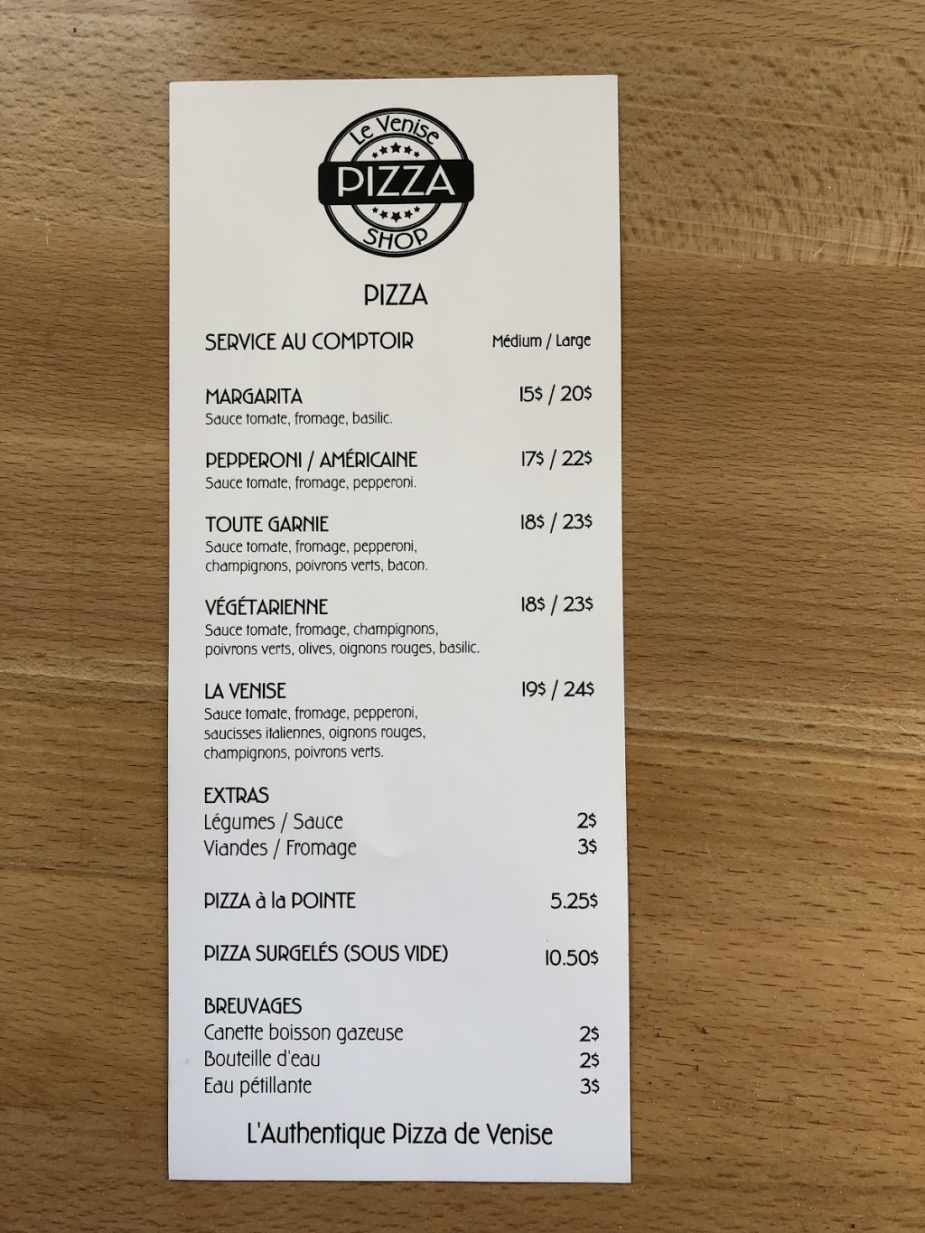 Le Venise Pizza Shop | 245 Avenue de Venise O, Venise-en-Québec, QC J0J 2K0, Canada | Phone: (450) 210-1107